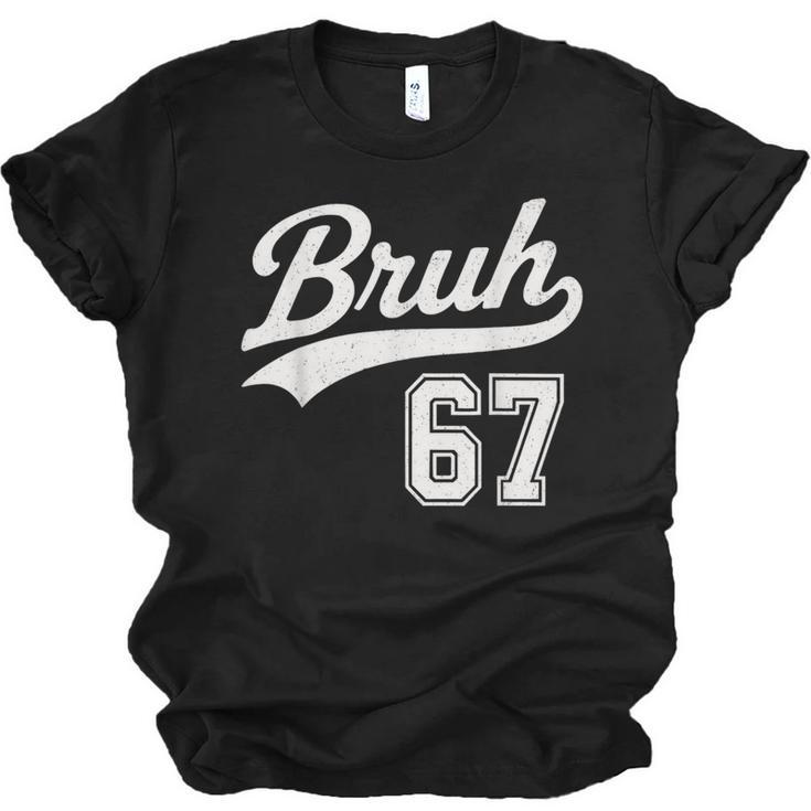 Baseball 6 7 Bruh Number 67 Six Seven Meme Boys Kids Unisex Jersey T-Shirt