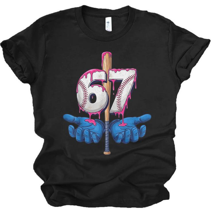 Baseball 67 Six Seven Gen Alpha Meme Drip Unisex Jersey T-Shirt