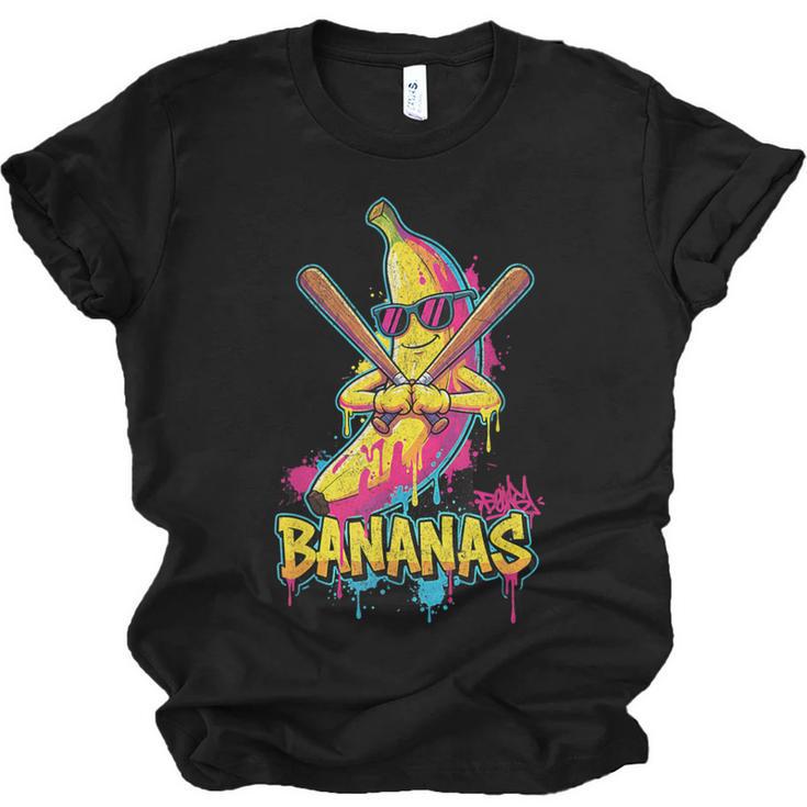 Baseball Banana Graffiti Urban For Kids Unisex Jersey T-Shirt