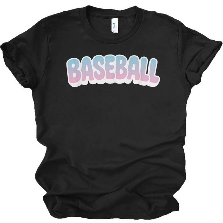 Baseball Bubble Letter Unisex Jersey T-Shirt
