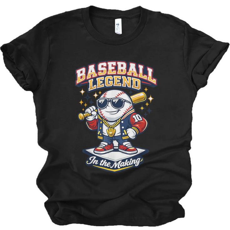 Baseball Cute Youth Ice Cream Valentine Day Sporty Fun Unisex Jersey T-Shirt