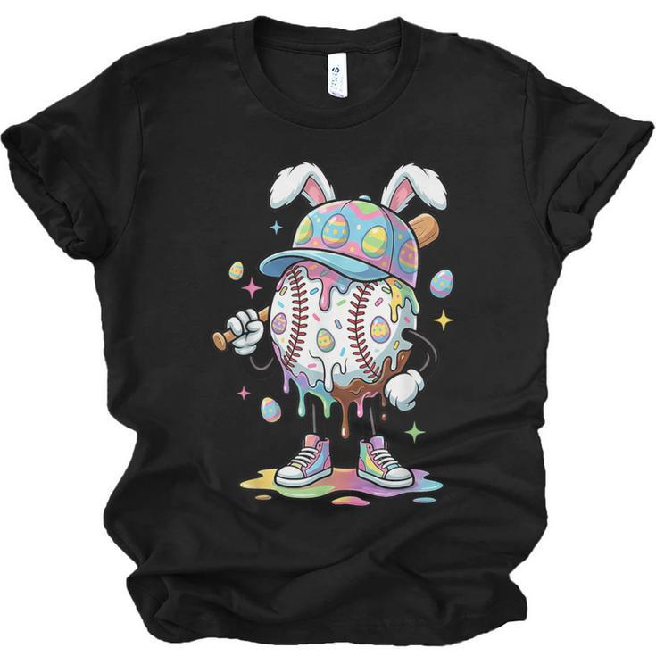 Baseball Drip Ice Cream Apparel Youth Boy Easter Day Unisex Jersey T-Shirt