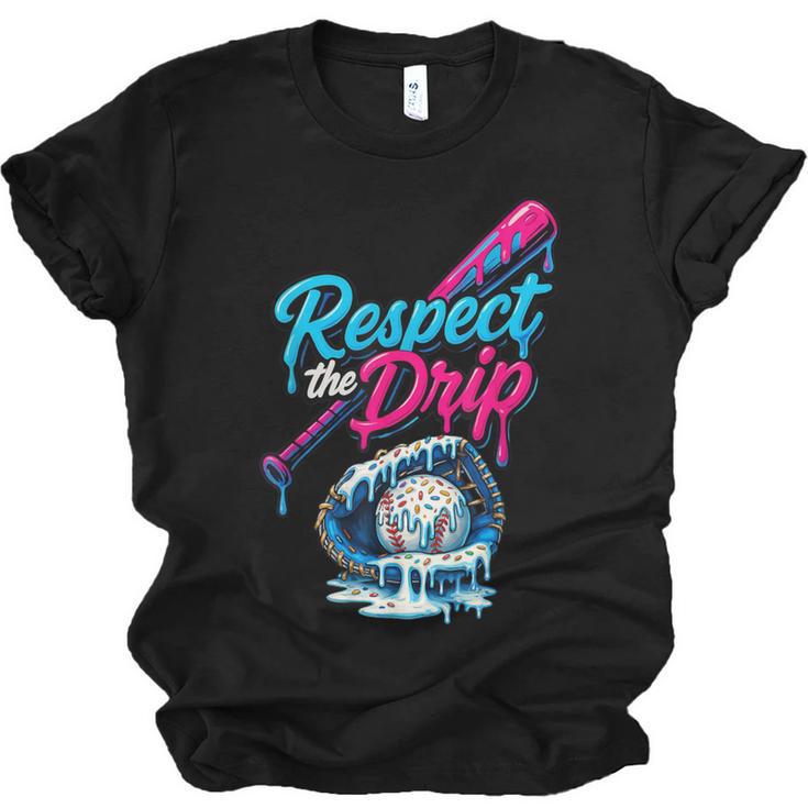 Baseball Drip Ice Cream Sprinkles Youth Boys Baseball Glove Unisex Jersey T-Shirt