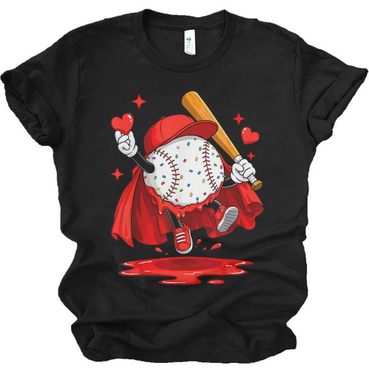 Baseball Drip Icecream Youth Boy Valentine Unisex Jersey T-Shirt
