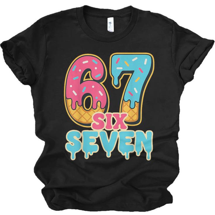 Baseball Drip Number 67 Player Trendy 6 7 Meme Unisex Jersey T-Shirt