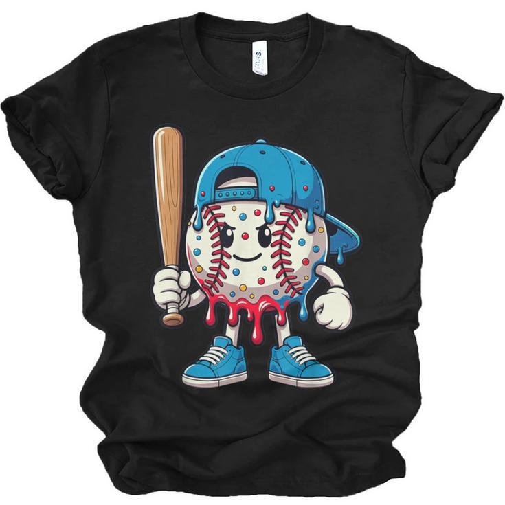 Baseball Drippy Style Apparel For Boys Youth Cool Baseball Unisex Jersey T-Shirt