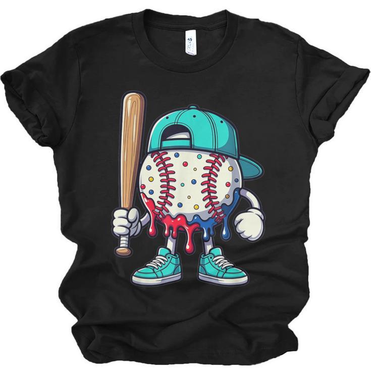 Baseball Drippy Style Apparel For Boys Youth Drip Baseball Unisex Jersey T-Shirt
