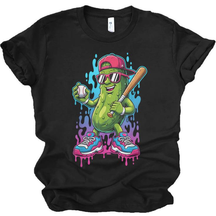 Baseball Ice Cream Drip Boys And Girls Batter Game Day Unisex Jersey T-Shirt