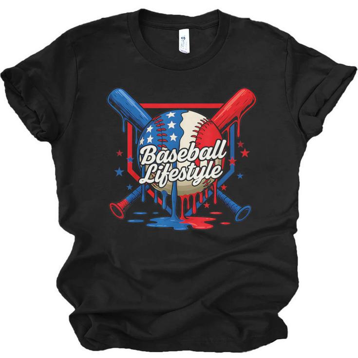 Baseball Life Style 101 Apparel Youth Drip Baseball Unisex Jersey T-Shirt