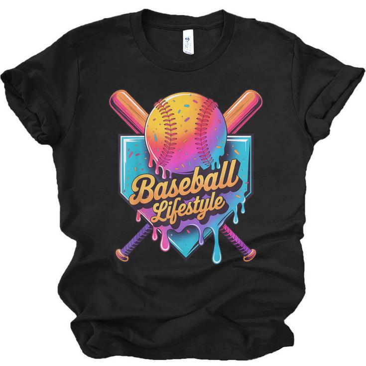 Baseball Lifestyle Drip Icecream Unisex Jersey T-Shirt