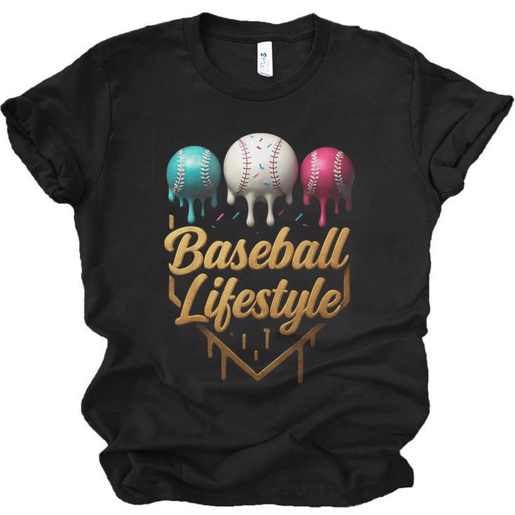 Baseball Lifestyle Drip Unisex Jersey T-Shirt