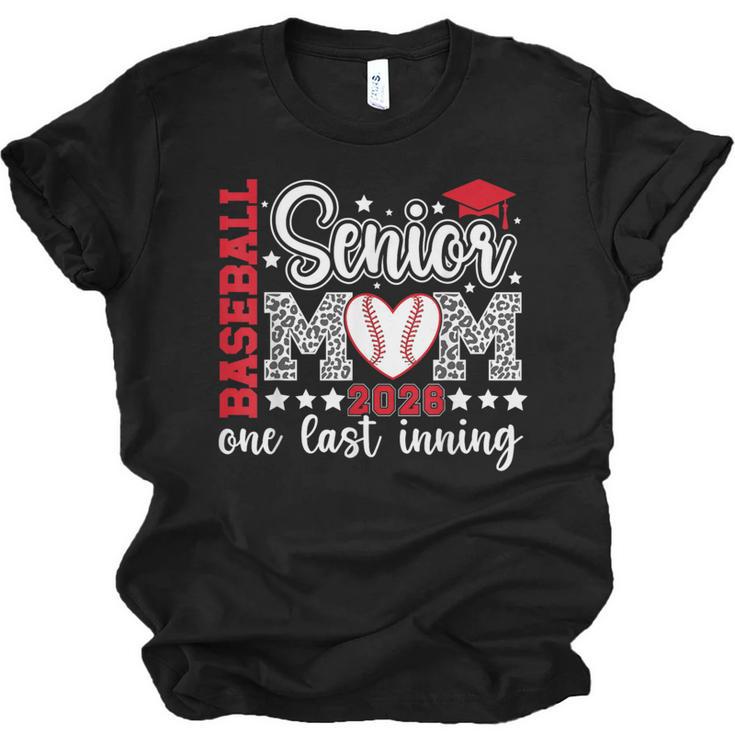 Baseball Senior Mom 2026 Last Inning Baseball Senior Mama Unisex Jersey T-Shirt