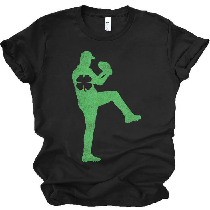 Baseball Shamrock St Patrick's Day Saint Paddy's Unisex Jersey T-Shirt