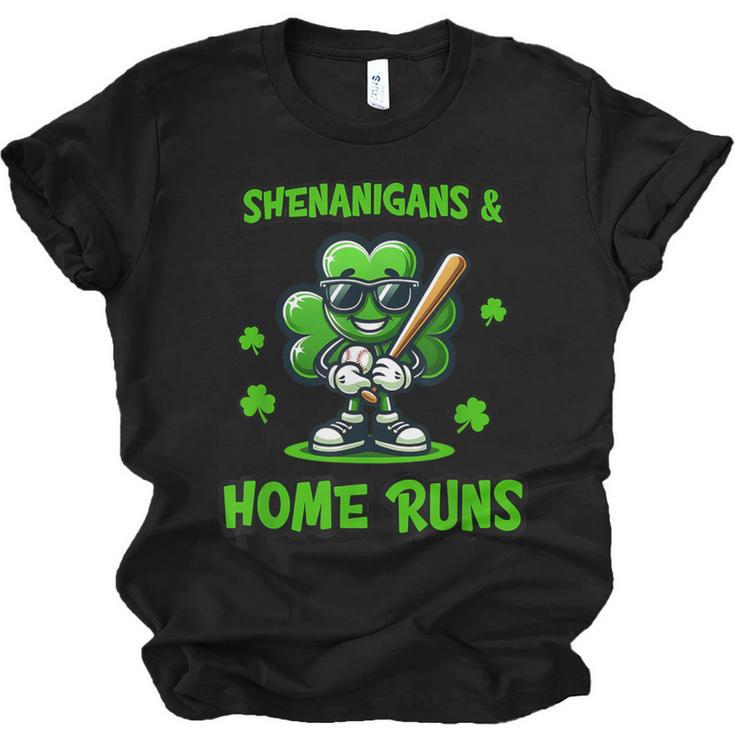 Baseball St Patrick's Day Irish Shamrock Trendy Unisex Jersey T-Shirt