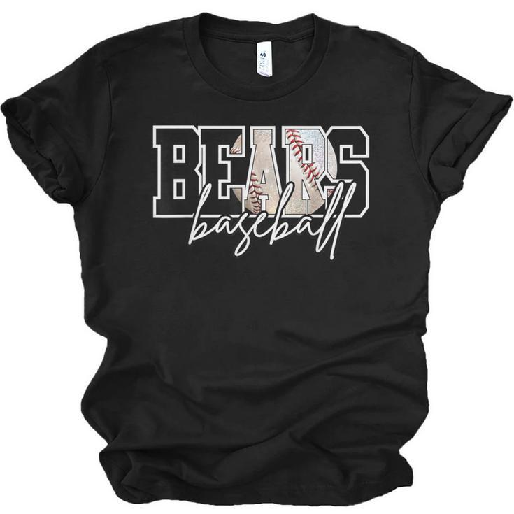 Bears Baseball Mom Game Day School Spirit Bear Pride Unisex Jersey T-Shirt