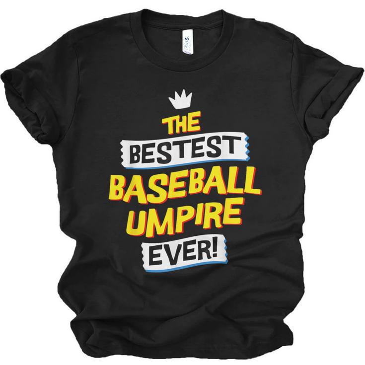Best Baseball Umpire Job Occupation Unisex Jersey T-Shirt