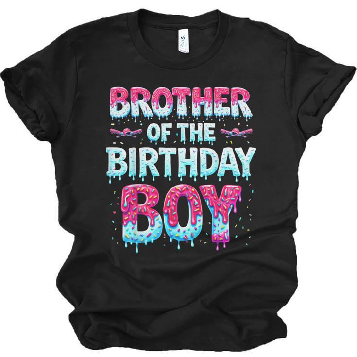 Brother Of The Birthday Boy Ice Cream Baseball Family Party Unisex Jersey T-Shirt