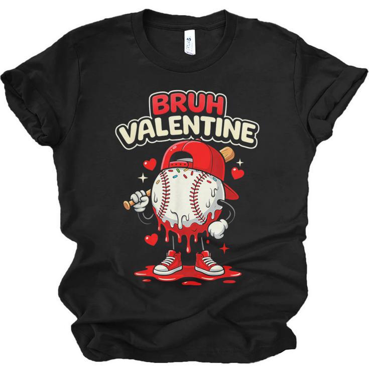 Bruh Valentine Baseball Drip Icecream Apparel Men Youth Boys Unisex Jersey T-Shirt