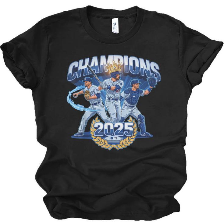 Champions 2025 Baseball Retro Athletic Celebration Theme Unisex Jersey T-Shirt