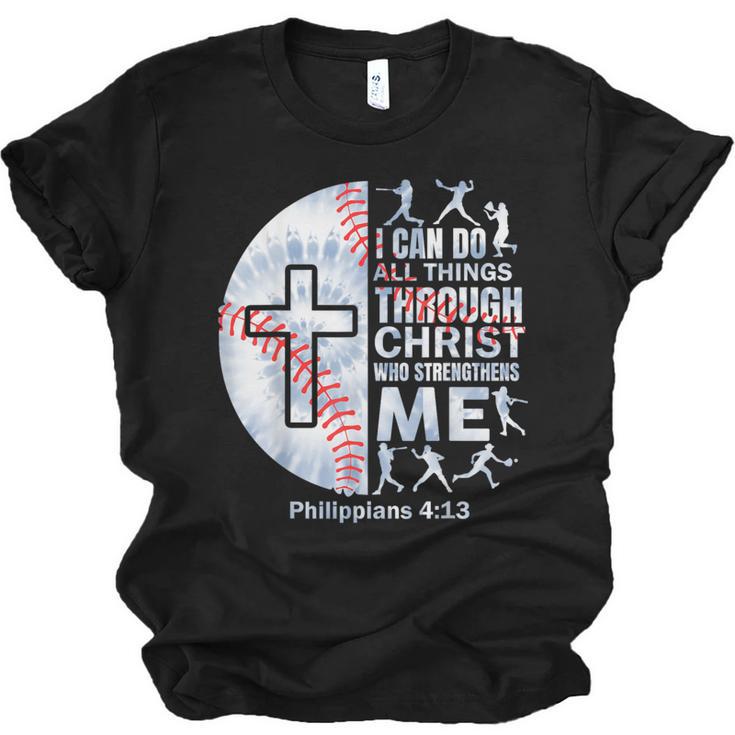 Christian Baseball Men Boy Player Team Religious Philippians Unisex Jersey T-Shirt