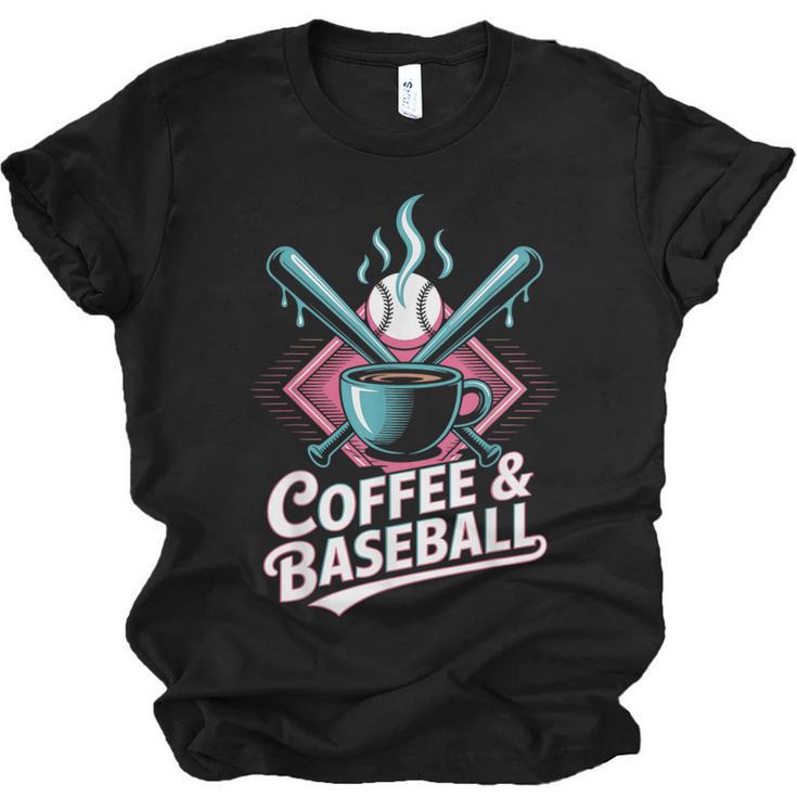 Coffee And Baseball Baseball Player Unisex Jersey T-Shirt
