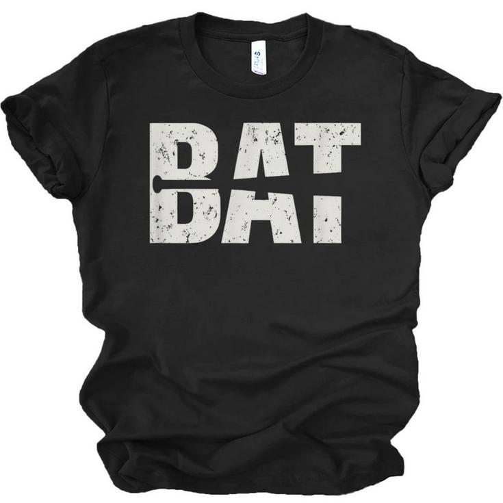 Cool Bat Dad Baseball Tee Women Kids Unisex Jersey T-Shirt