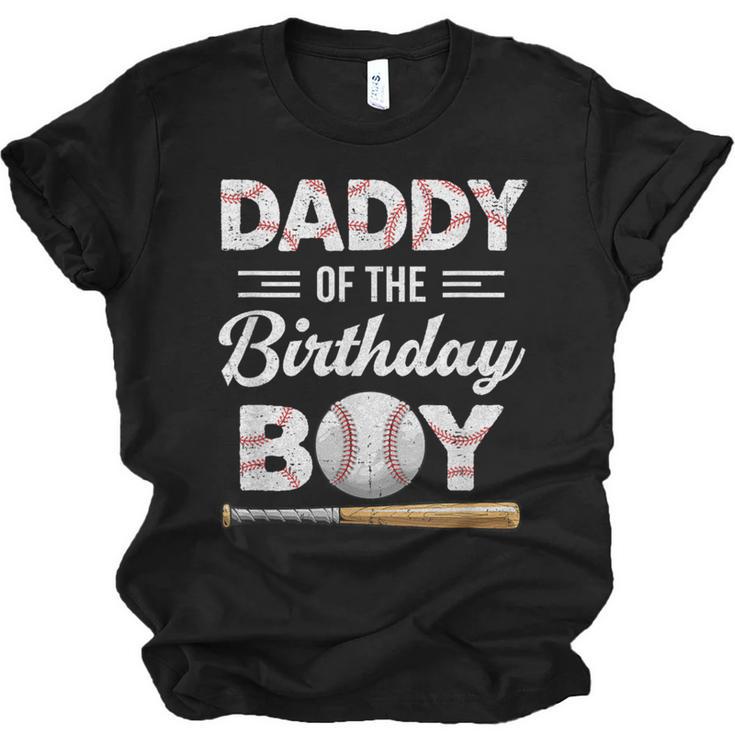 Daddy Of The Birthday Boy Baseball Matching Family Unisex Jersey T-Shirt