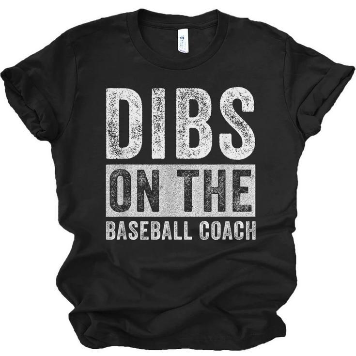 Dibs On The Baseball Coach Wife Girlfriend Unisex Jersey T-Shirt