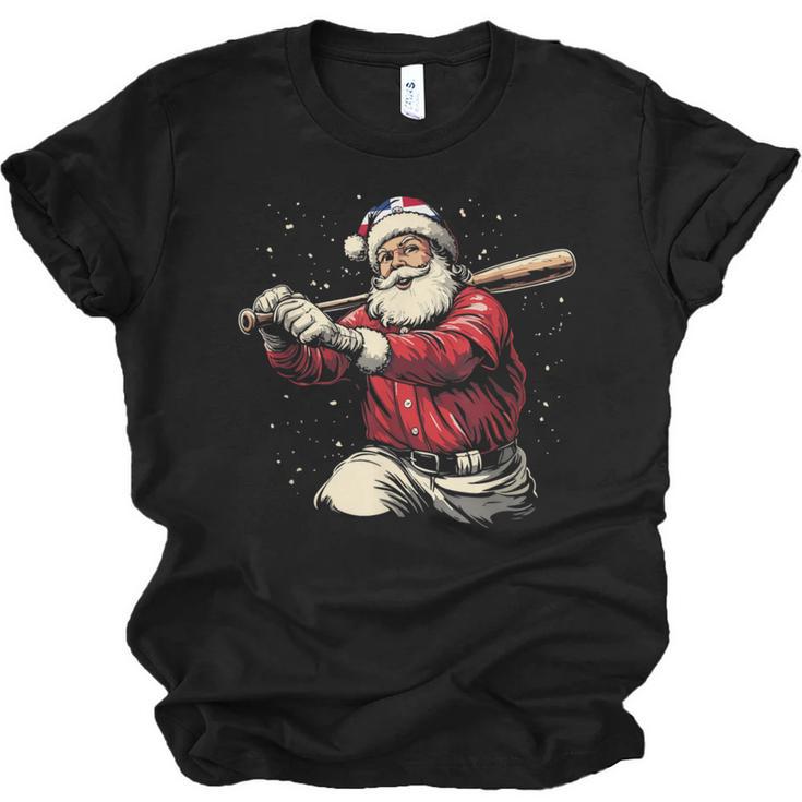 Dominican Santa Christmas Beisbol Baseball Dominicano Unisex Jersey T-Shirt