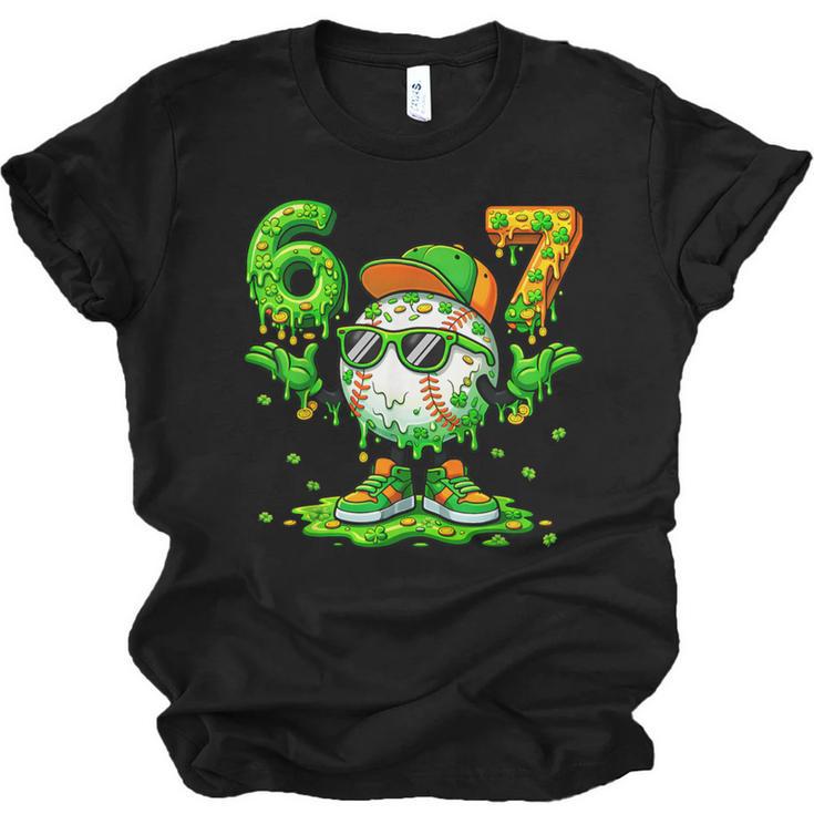 Drip Baseball Irish Shamrock St Patricks Men Boy Kid Unisex Jersey T-Shirt