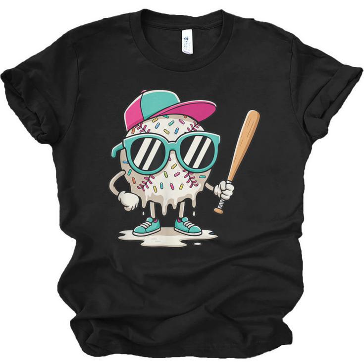 Dripping Baseball Baseball Lover Player Baseballer Unisex Jersey T-Shirt