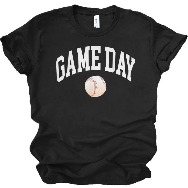 Game Day Baseball Player And Fan Graphic Unisex Jersey T-Shirt