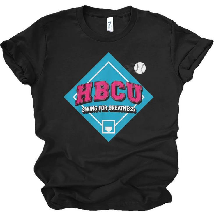 HBCU Swing For Greatness Baseball Softball College Apparel Unisex Jersey T-Shirt