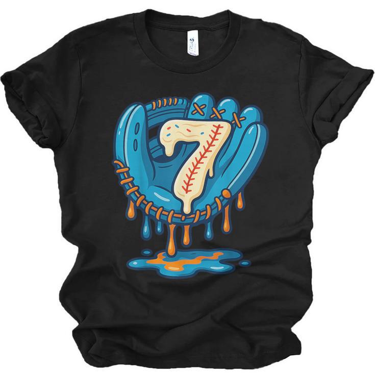 Ice Cream Baseball Glove 7th Birthday Edition Unisex Jersey T-Shirt