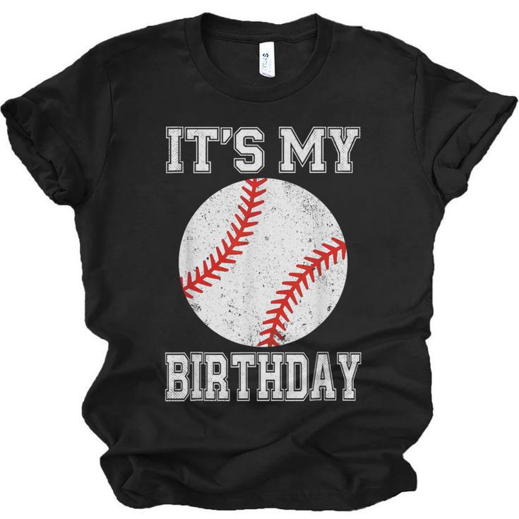 It’s My Birthday Baseball Vintage Style Unisex Jersey T-Shirt