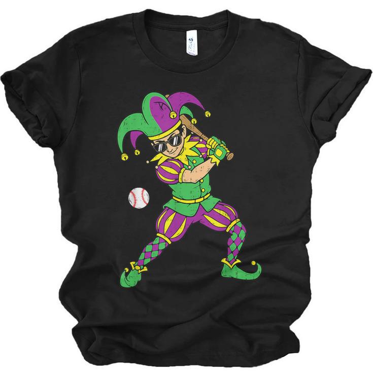 Jester Baseball Mardi Gras Carnival Sport Men Boy Teen Kids Unisex Jersey T-Shirt