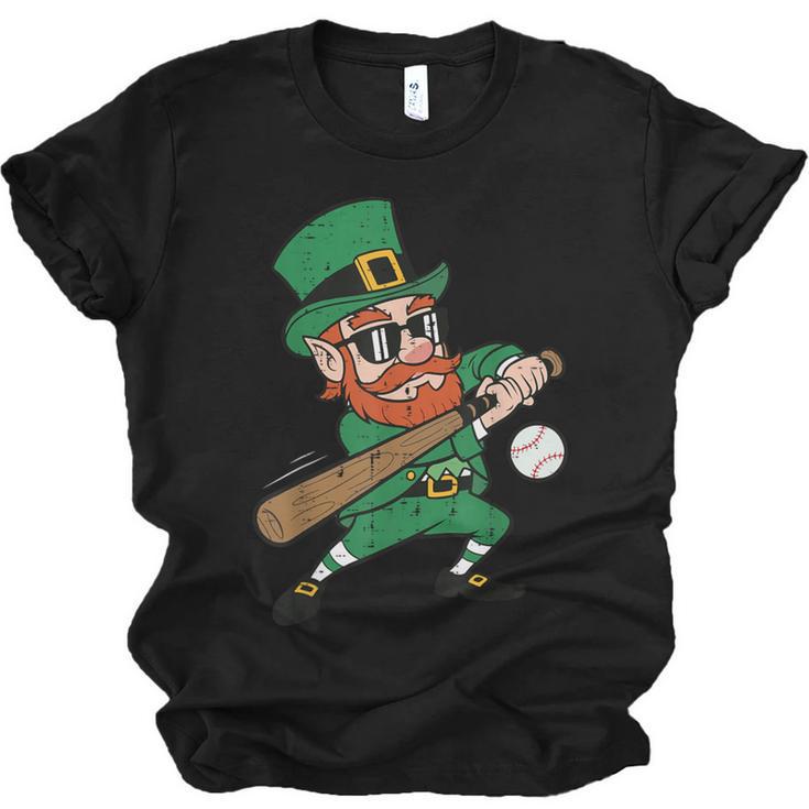 Leprechaun Baseball St Patricks Day Saint Pattys Men Boys Unisex Jersey T-Shirt