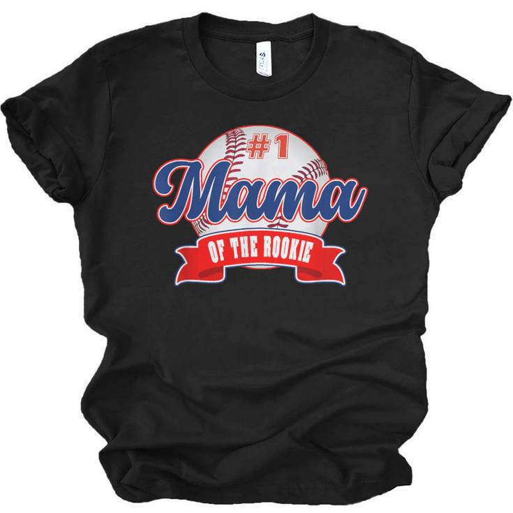 Mama Rookie Of Year 1st Birthday Baseball Theme Matching Unisex Jersey T-Shirt