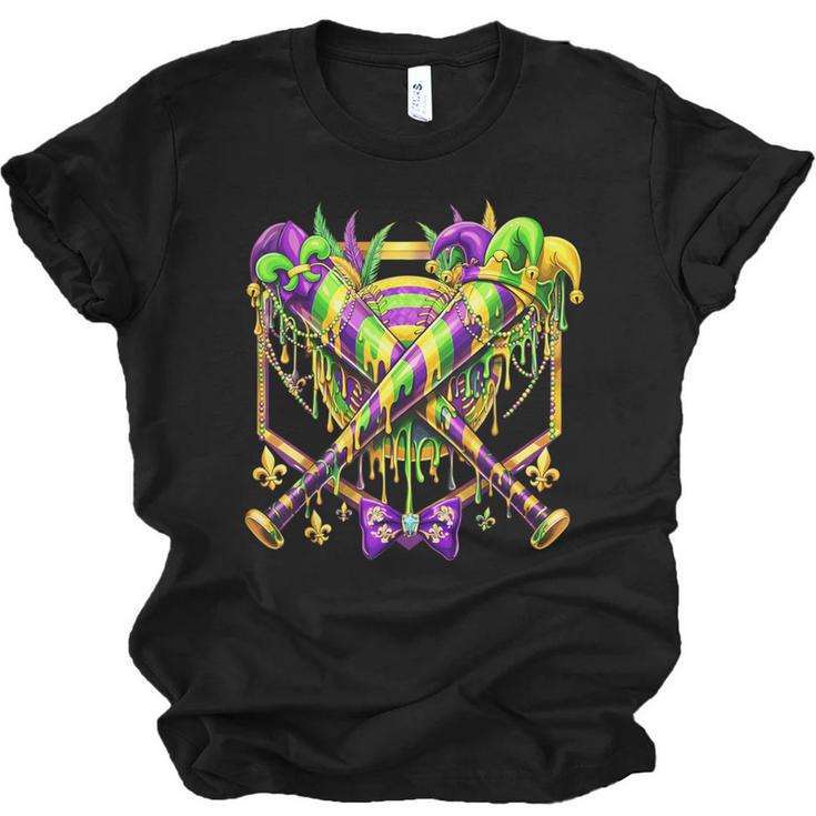 Mardi Gras Baseball Jester Hat New Orleans Men Women Kid Unisex Jersey T-Shirt