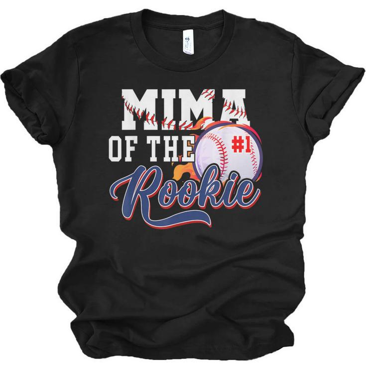 Mima Rookie Of Year 1st Birthday Baseball Theme Matching Unisex Jersey T-Shirt