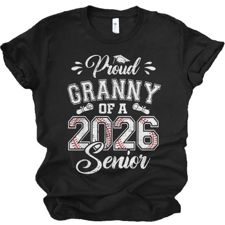 Proud Granny Of A 2026 Senior Baseball Graduate Unisex Jersey T-Shirt