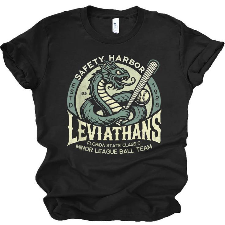 Safety Harbor Leviathans Retro Baseball Monster Unisex Jersey T-Shirt