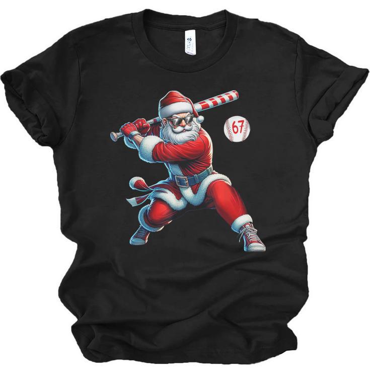Santa Baseball Six Seven 6 7 Meme Christmas Men Boys Player Unisex Jersey T-Shirt
