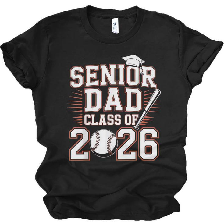 Senior Dad Class Of 2026 Graduate Baseball 2026 Graduation Unisex Jersey T-Shirt