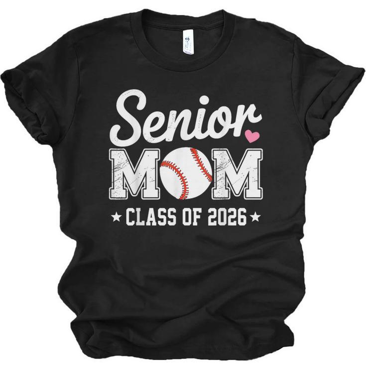 Senior Mom Class Of 2026 Baseball Retro Mom Graduation 2026 Unisex Jersey T-Shirt