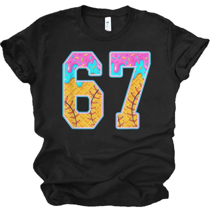 Six Seven Baseball Drip Unisex Jersey T-Shirt