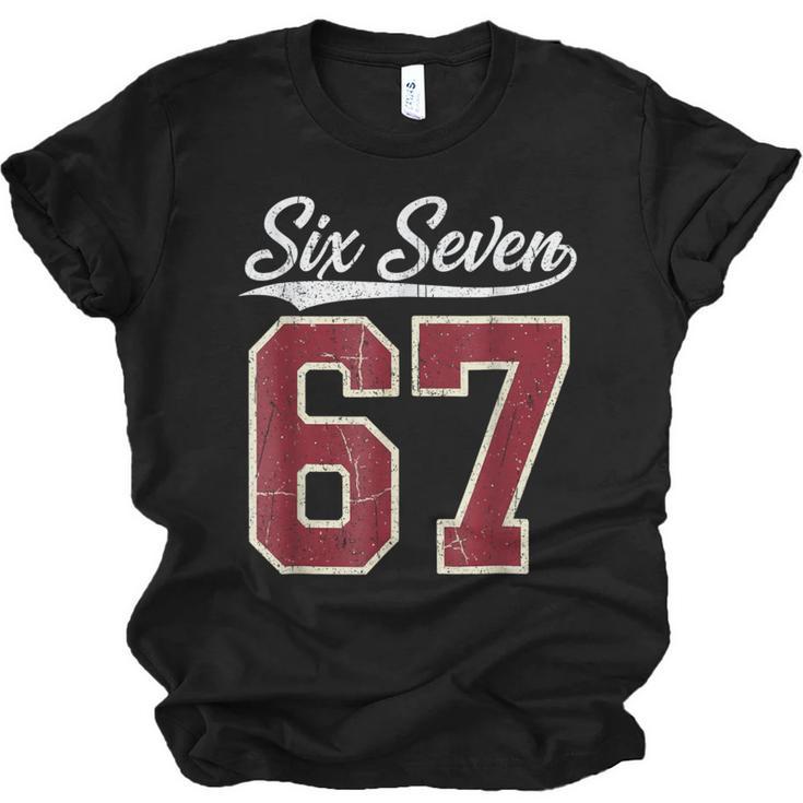 Six Seven Meme Boys Girls Kids 67 Baseball Jersey Unisex Jersey T-Shirt