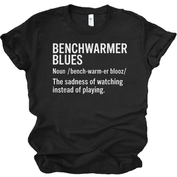 Sport Definition Baseball Soccer Benchwarmer Blues Unisex Jersey T-Shirt