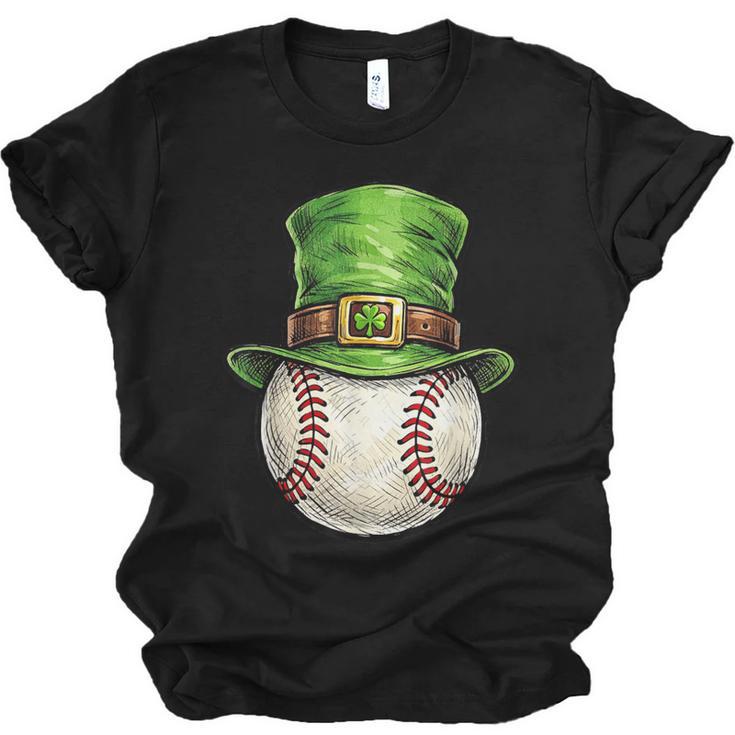 St Patricks Day Baseball Player Leprechaun Hat Men Boys Kids Unisex Jersey T-Shirt
