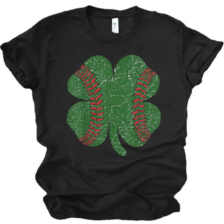 St Patricks Day Shamrock Baseball Saint Paddy's Unisex Jersey T-Shirt